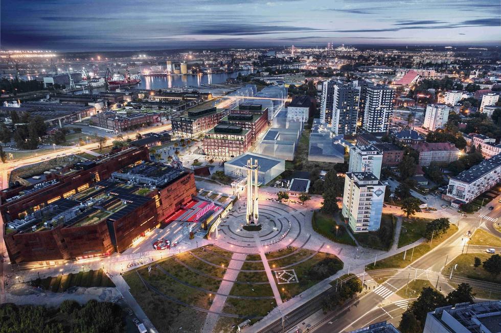 DOKI Gdańsk: wielofunkcyjny zespół projektu trzech pracowni architektonicznych 