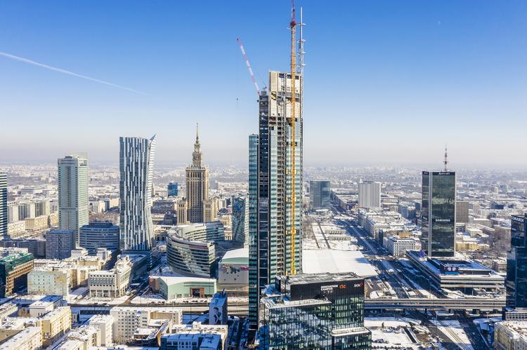 Najwyższy budynek w Polsce: Varso Tower [NOWE ZDJĘCIA]