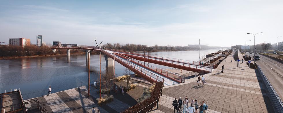 Kładka przez Wisłę w Warszawie: miasto zapowiada budowę