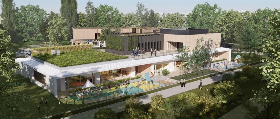 Centrum Aktywności Międzypokoleniowej w Warszawie projektu xystudio