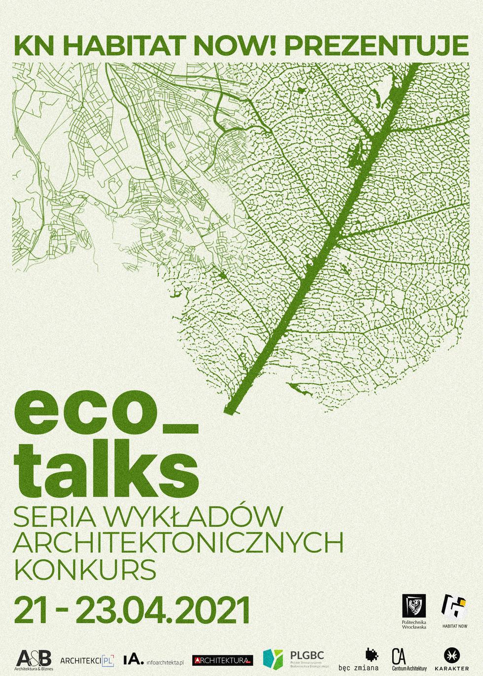 Eco_talks, wydarzenie online organizowane przez koło naukowe Habitat