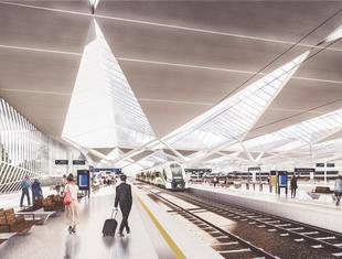 Nowe przystanki linii średnicowej w Warszawie projektu Kuryłowicz & Associates
