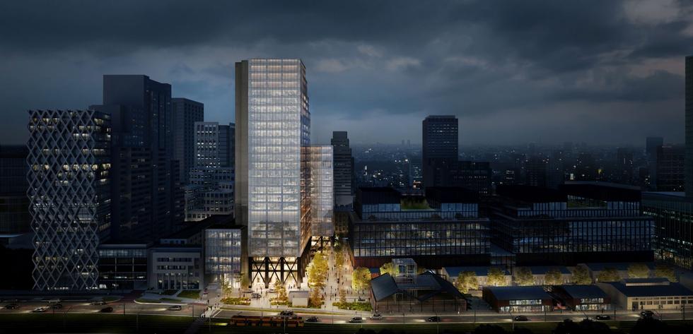 Zespół biurowy Studio w Warszawie: nowy wieżowiec projektu Arrow Architects i Grupa 5 Architekci