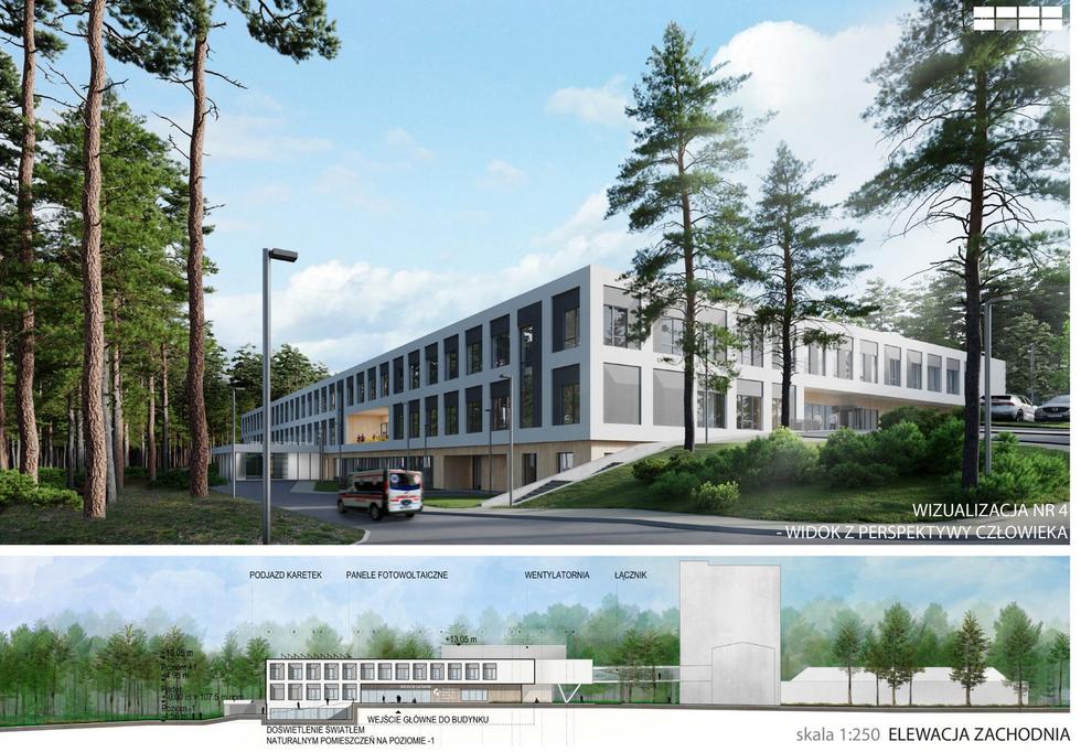 Nowy budynek szpitala klinicznego w Otwocku: wyniki konkursu SARP