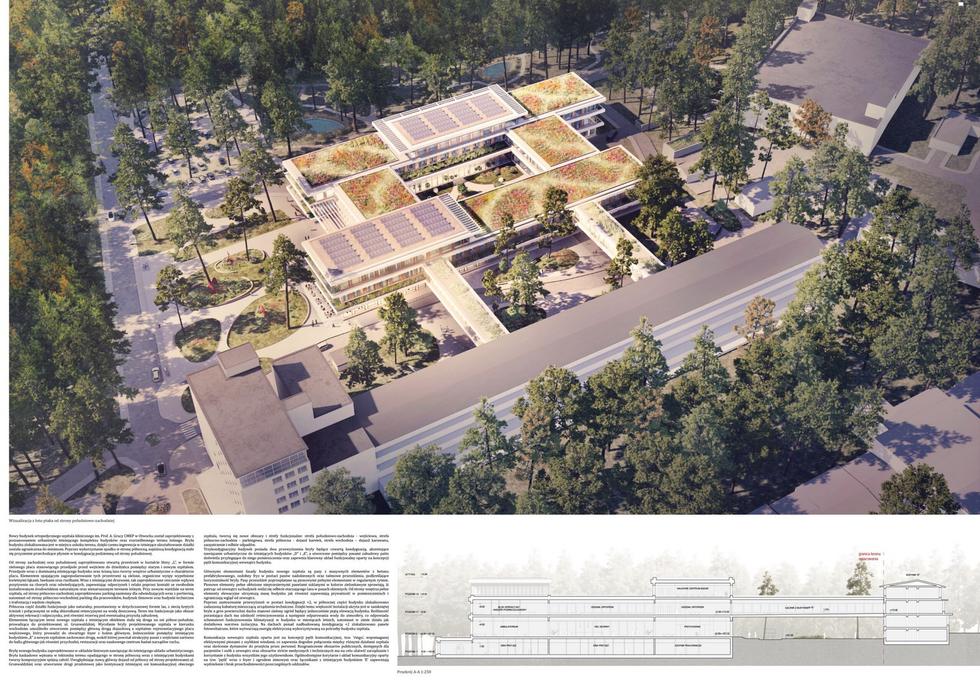 Nowy budynek szpitala klinicznego w Otwocku: wyniki konkursu SARP