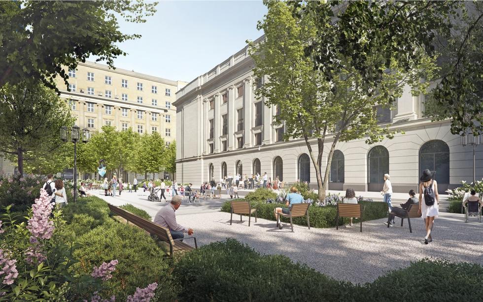 Władze Warszawy rozstrzygnęły konkurs na zagospodarowanie rejonu ulic Złotej i Zgoda w samym centrum miasta