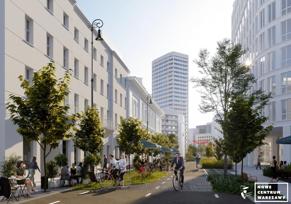 Władze Warszawy rozstrzygnęły konkurs na zagospodarowanie rejonu ulic Złotej i Zgoda w samym centrum miasta