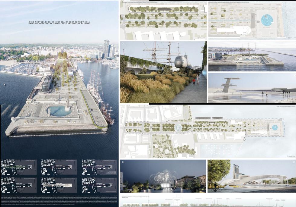 Pirs Przyszłości: konkurs na projekt zagospodarowania głównej osi kompozycyjnej Gdyni [WYNIKI]