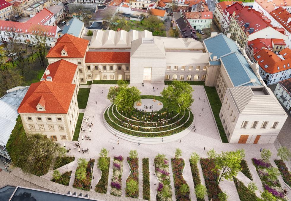 Pałac Radziwiłłów w Wilnie według WXCA