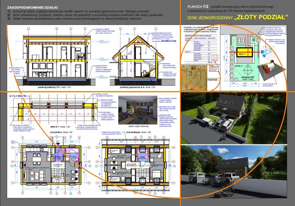 Konkurs na projekt domu o powierzchni do 70 metrów kwadratowych: wyniki