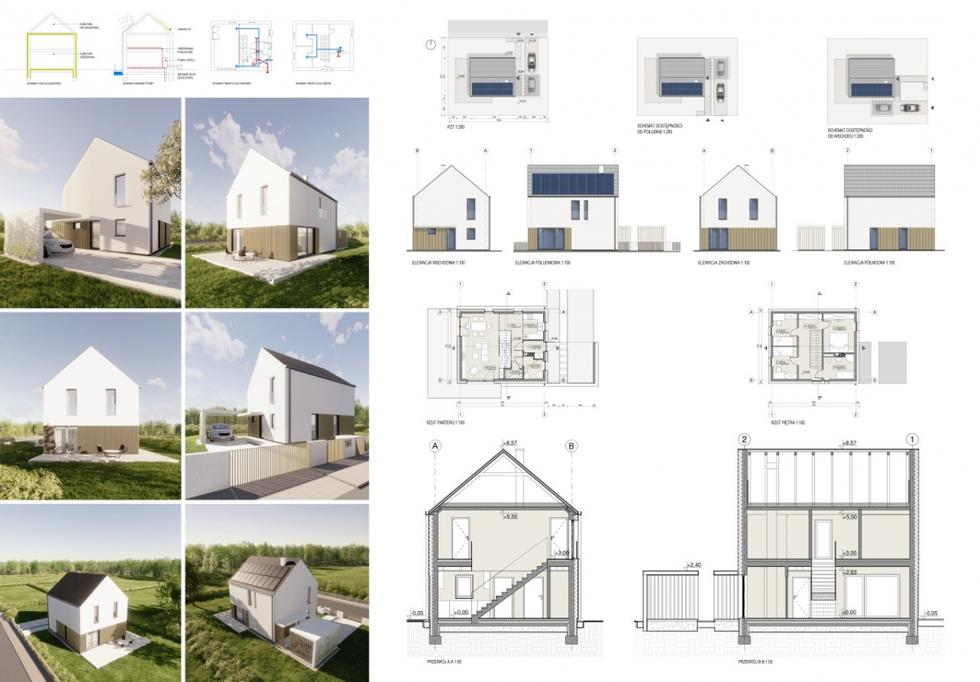 Konkurs na projekt domu o powierzchni do 70 metrów kwadratowych: wyniki