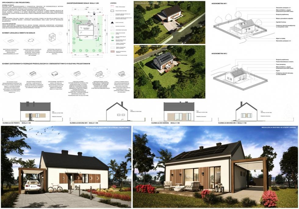 Konkurs na projekt domu o powierzchni do 70 metrów kwadratowych: wyniki