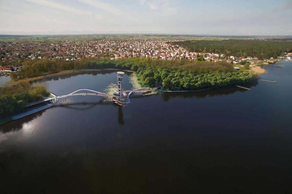 Konkurs na projekt kładki i wieży widokowej w Augustowie: wyniki