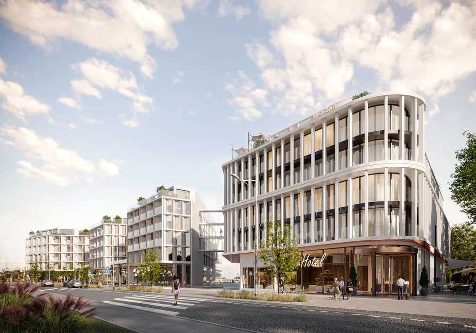 Zespół hotelowo-usługowy przy skwerze Kościuszki w Gdyni