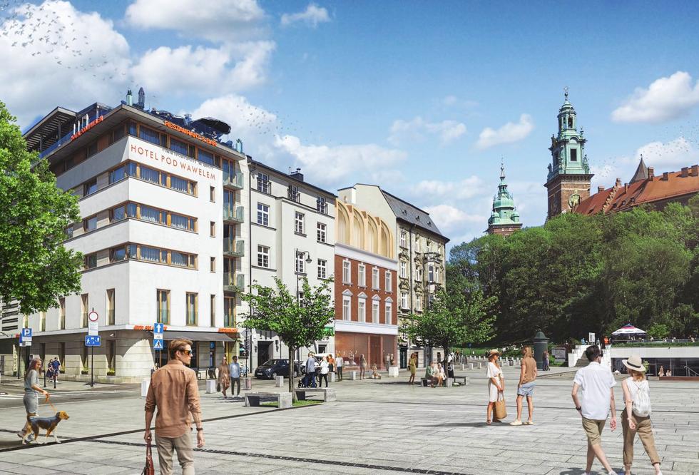 Przebudowa kamienicy pod Wawelem: będzie kolejny hotel