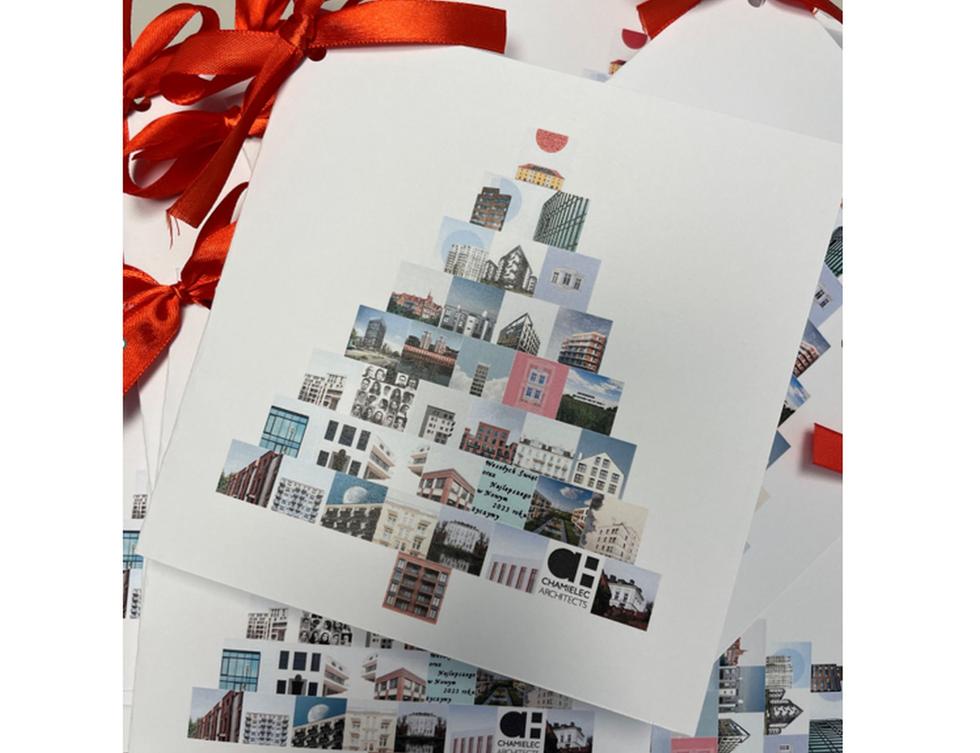 Najfajniejsze kartki świąteczne od pracowni architektonicznych AD 2022
