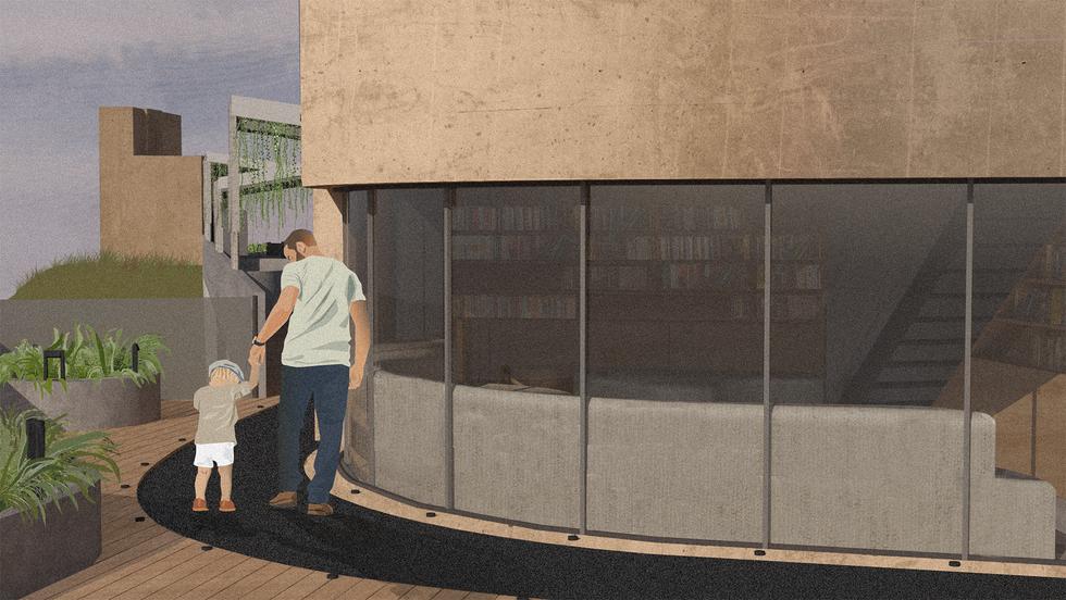 Balans – przestrzeń aktywnego wypoczynku. Adaptacja wyłączonego z użytku wiaduktu kolejowego przy ul. Ku Słońcu w Szczecinie.
