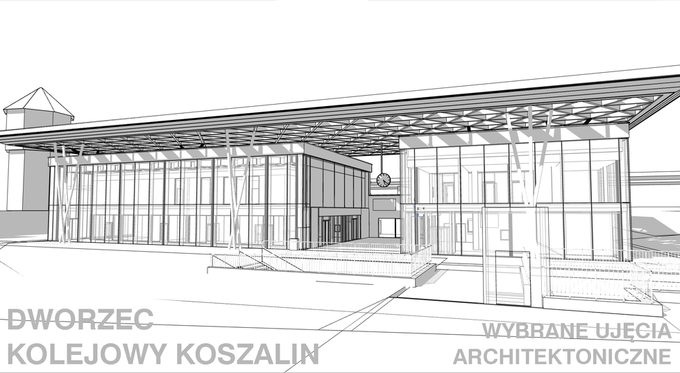 Rusza budowa nowego dworca w Koszalinie według projektu pracowni TBi Architekci