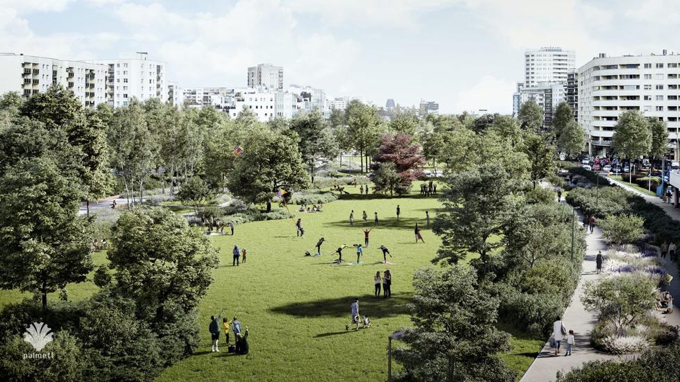 Nowy park linearny na warszawskim Ursynowie