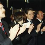  Od lewej: Marek Mikos, zastępca dyrektora Wydziału Urbanistyki gminy Warszawa Centrum, Sławomir Ratajski, Sekretarz Stanu w Ministerstwie Kultury i Sztuki, mecenas Edward Wende