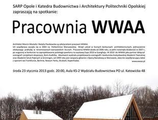 Politechnika Opolska: spotkanie z architektami z pracowni WWAA