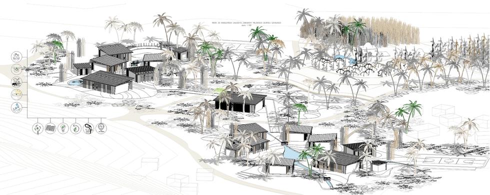 Architektura w obliczu katastrof. Modelowe kształtowanie zabudowy wiejskiego zespołu szkolnego na Haiti.